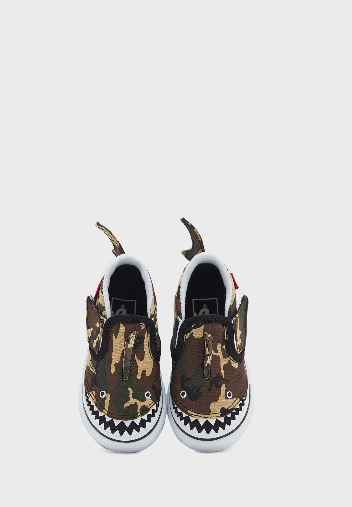 Infant Camo Shark Slip-Ons V