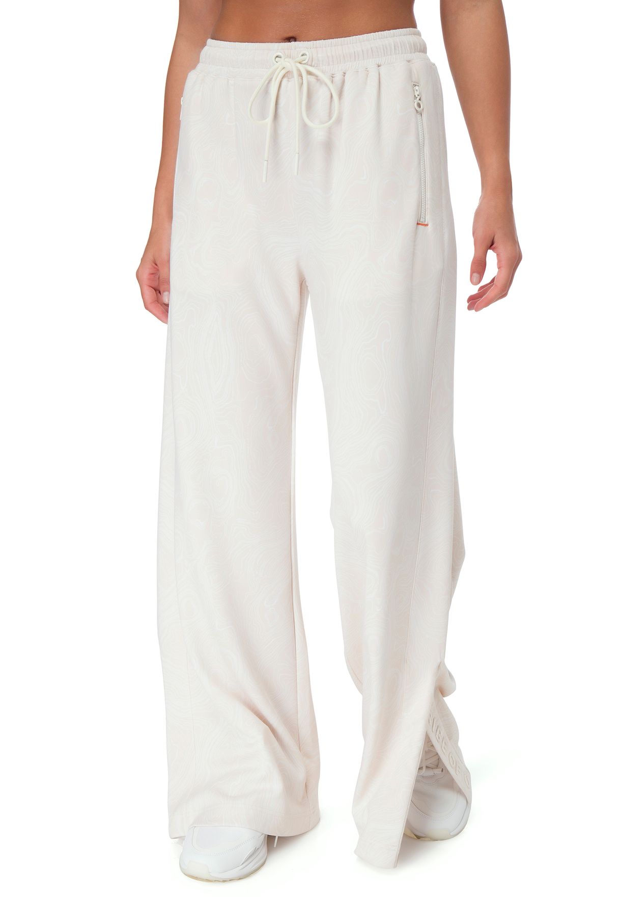 Buy Tribe of 6 white Anita High Waisted Wide Leg Track Pants for Women ...