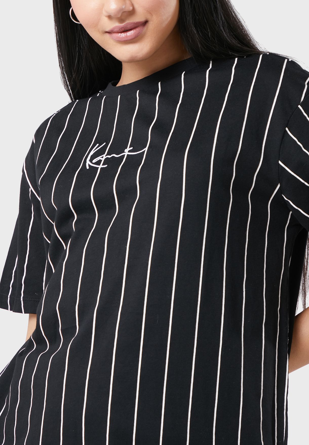 Small Signature Essential Pinstripe T-Shirt