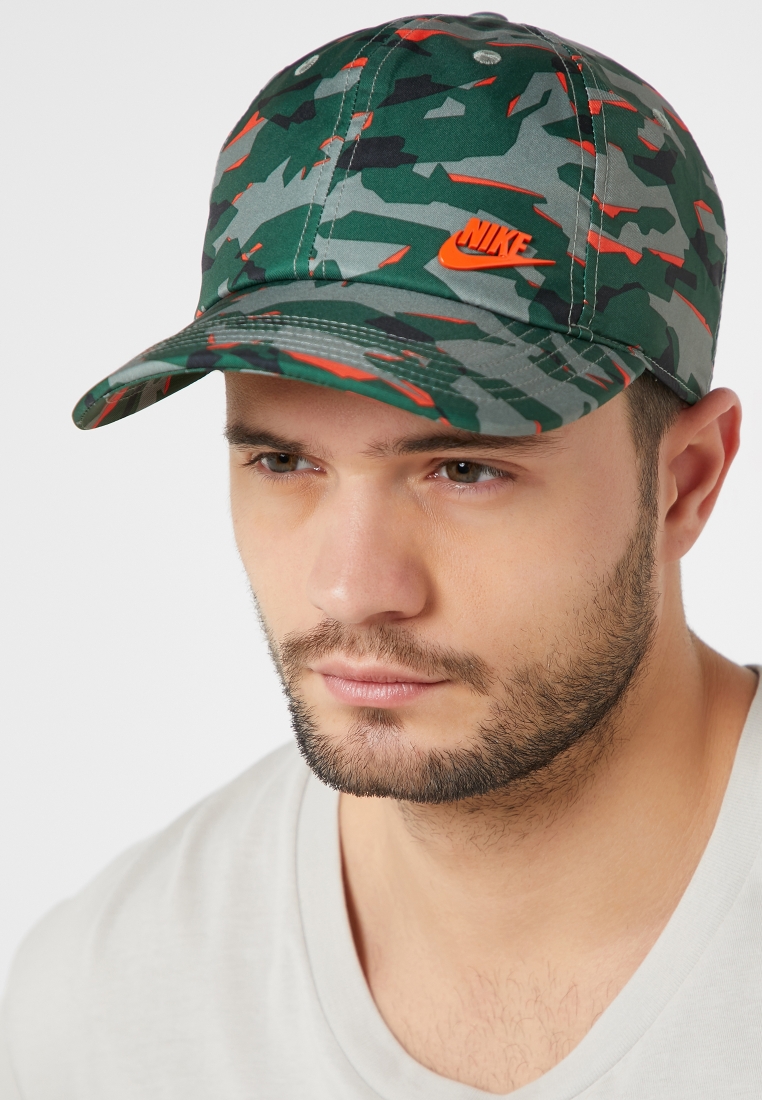 Nike H86 Camo Cap In Green