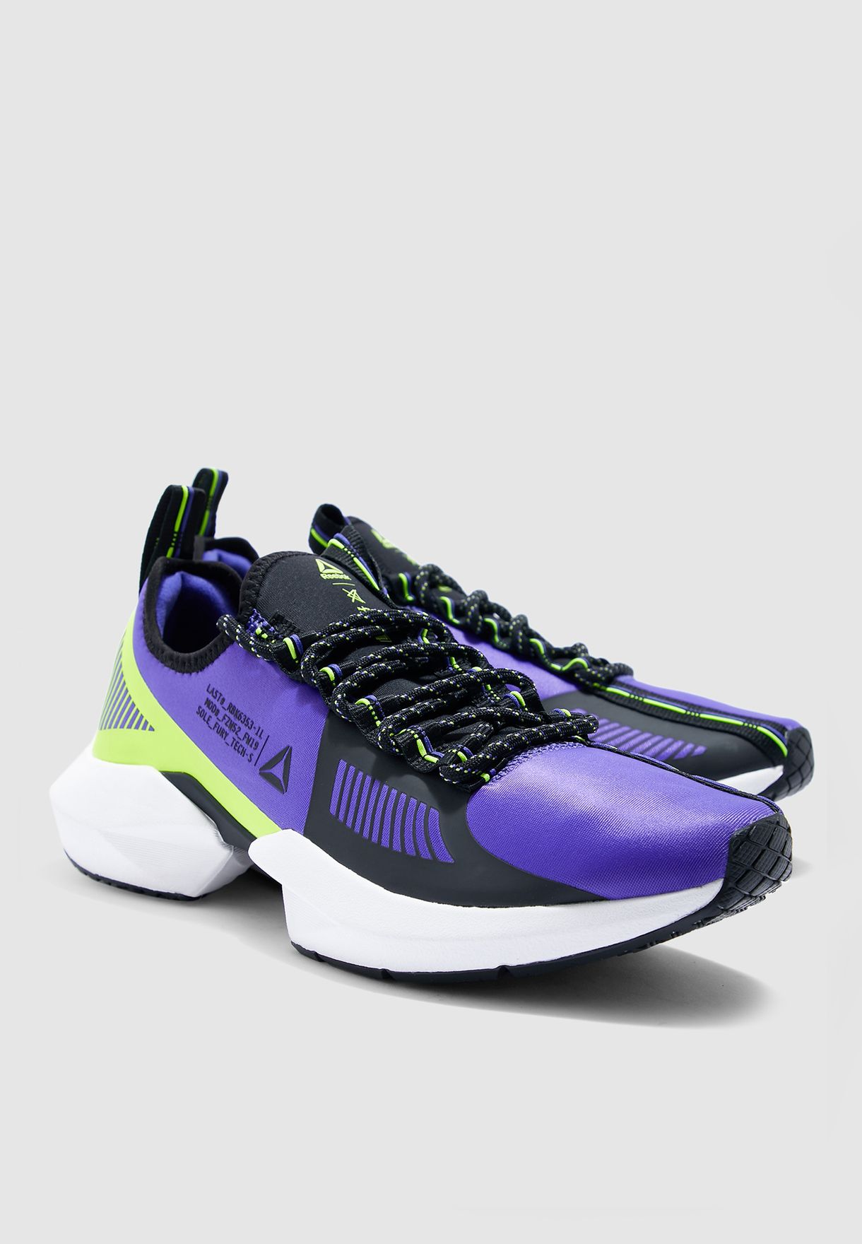 purple sole shoes