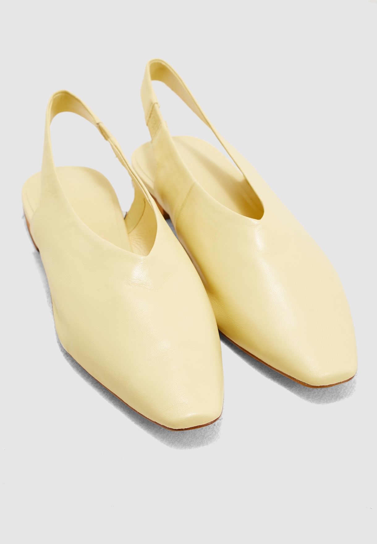 mango yellow shoes