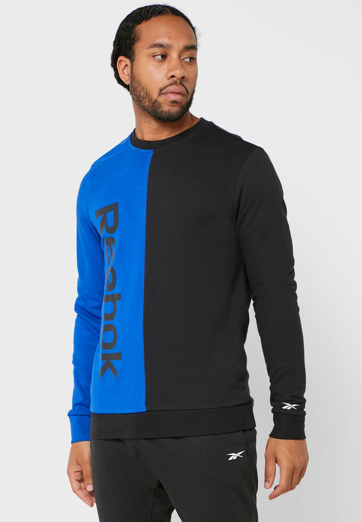 reebok logo sweatshirt