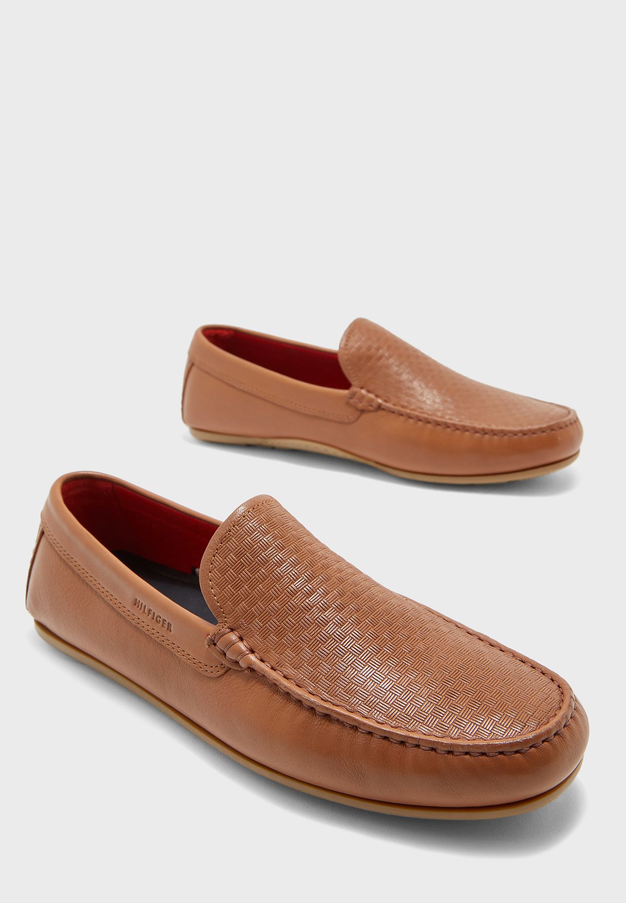 Buy Tommy Hilfiger brown Driver Loafers 