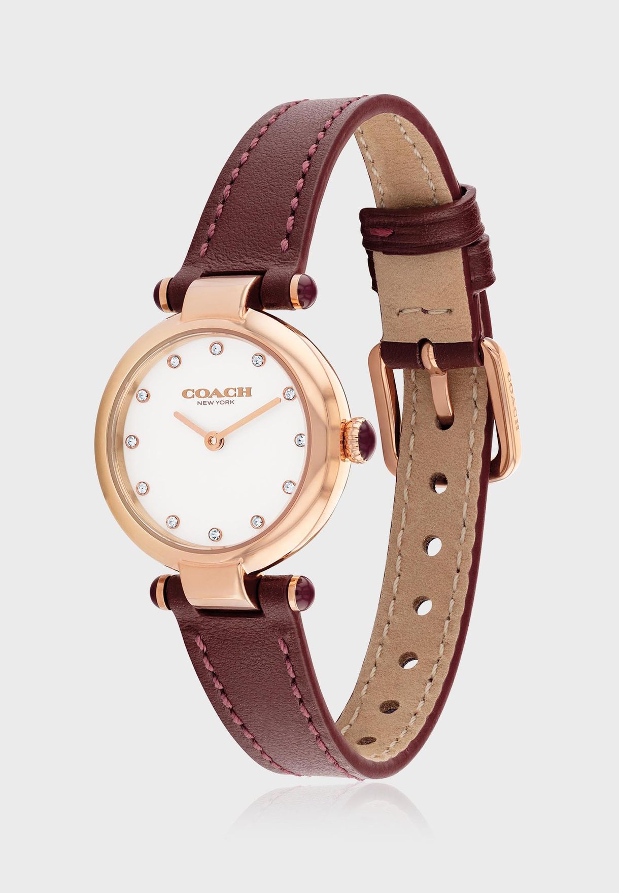 Cary Leather Strap Analog Watch