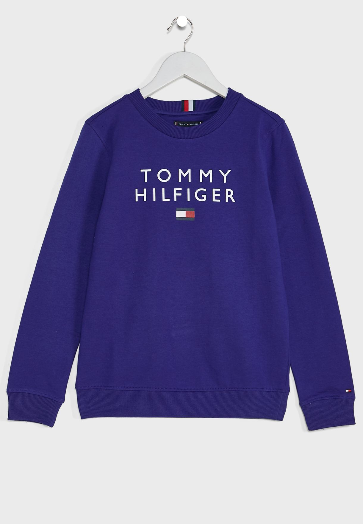 tommy hilfiger purple sweatshirt