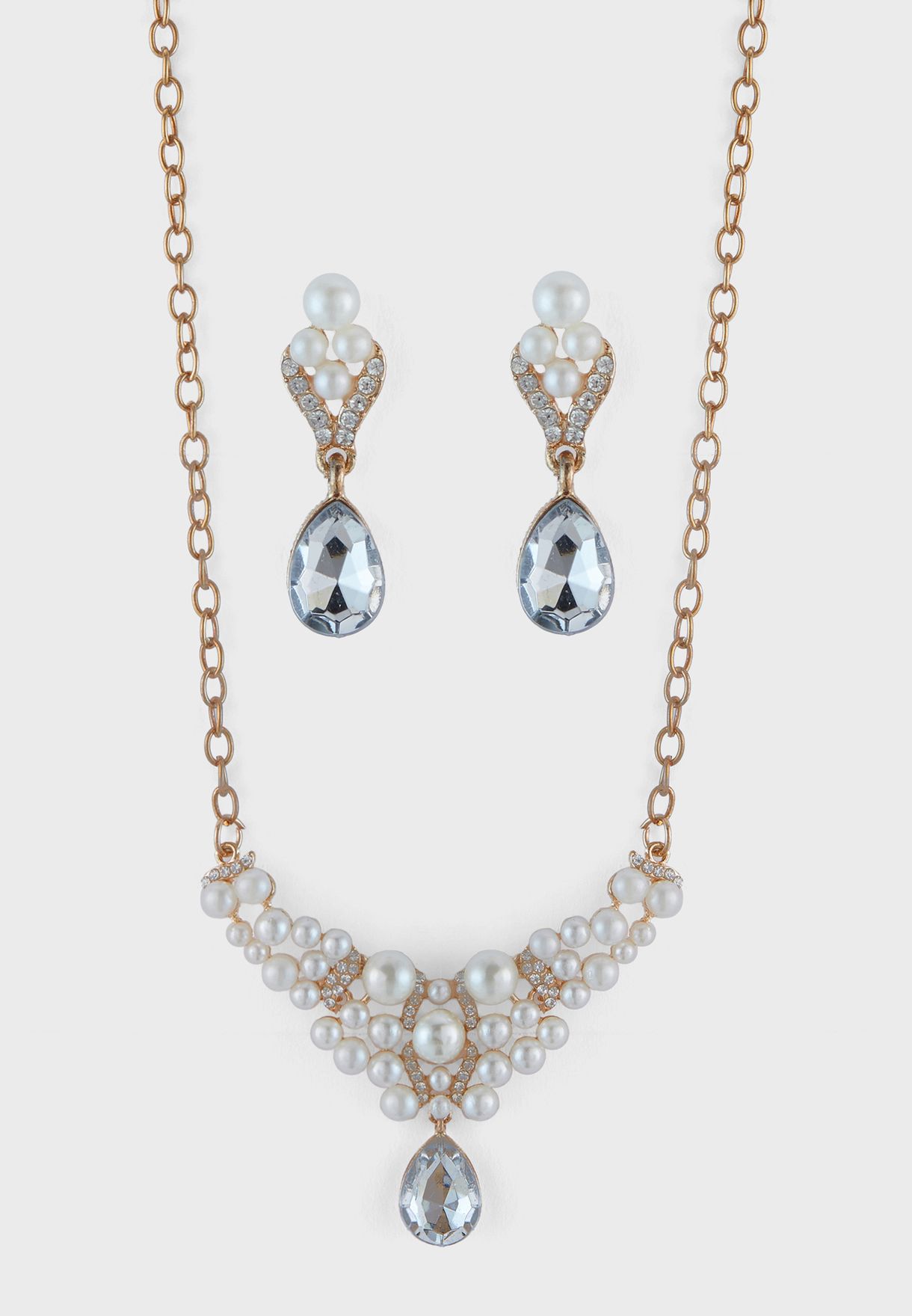 Lfrederikke Necklace-Earring Set