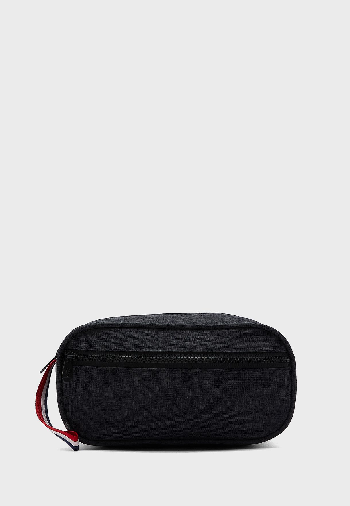 Buy Seventy five black Webbing Detail Washbag for Men in MENA, Worldwide