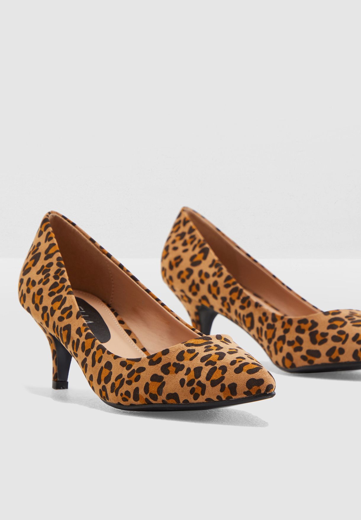 leopard print court shoes
