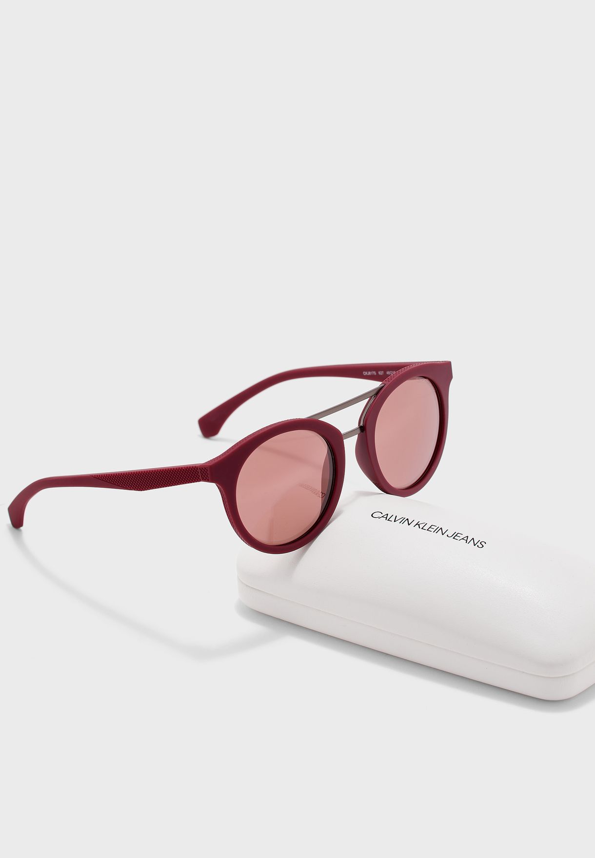 calvin klein pink brow bar sunglasses