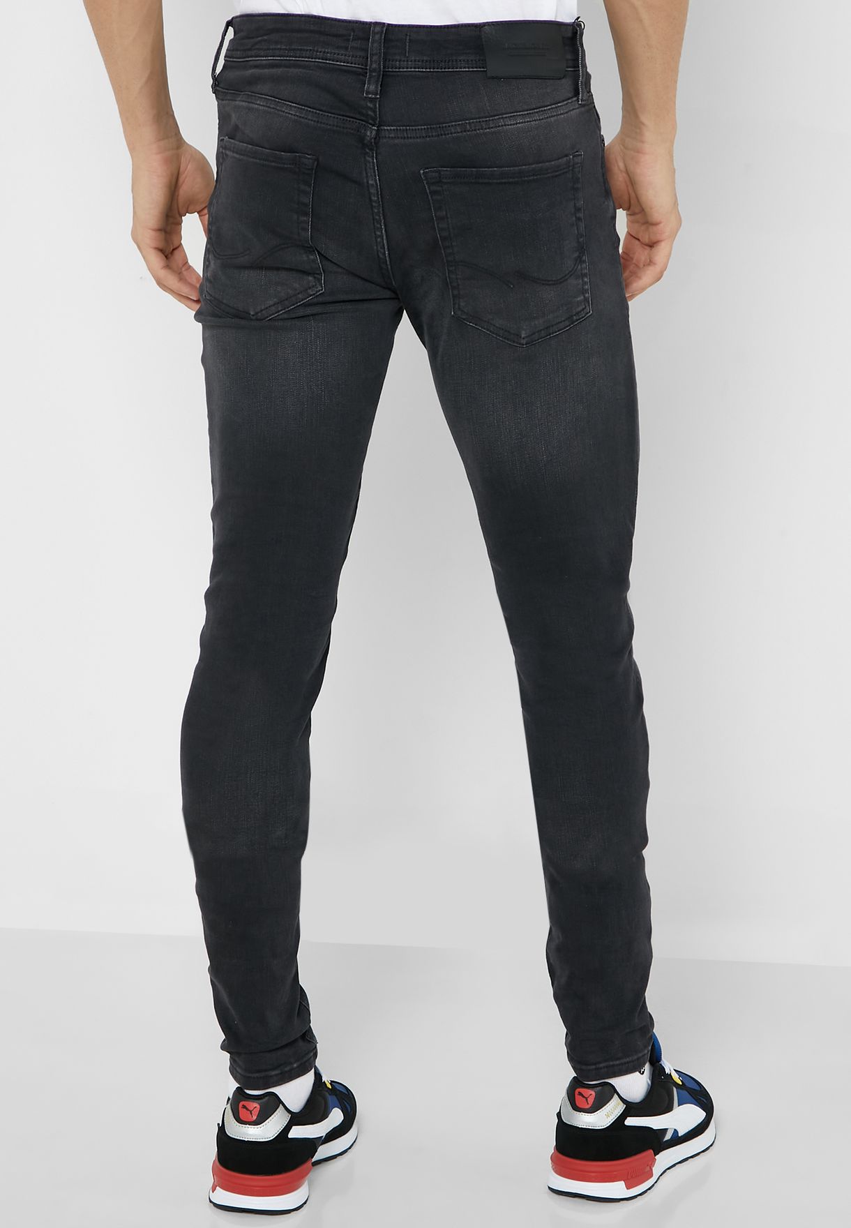 Mid Wash Slim Fit Jeans