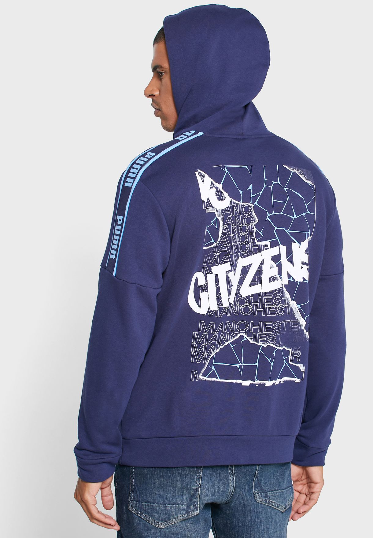 navy Manchester City ftblCulture Hoodie 