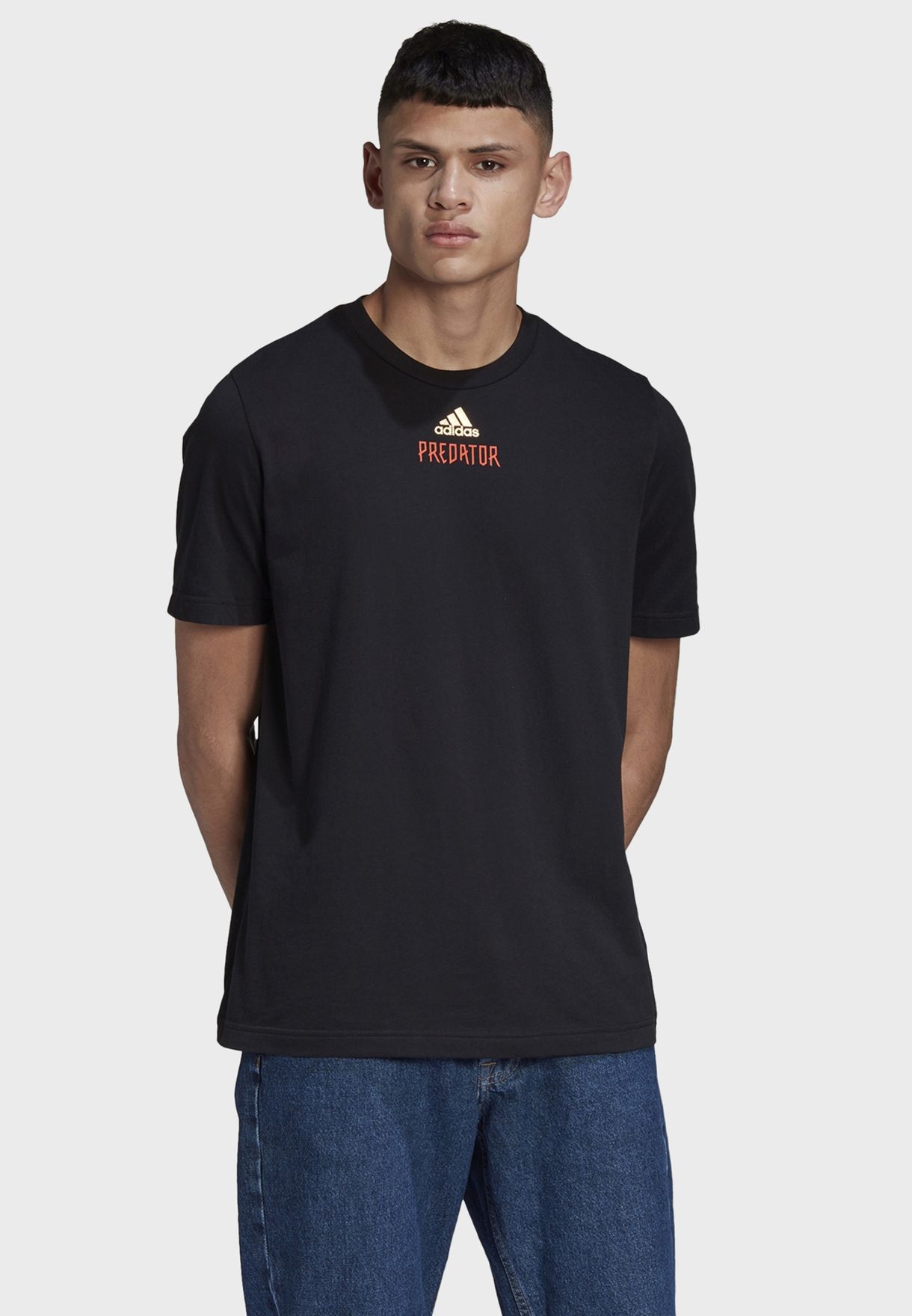 adidas black Predator Dragon T-Shirt 