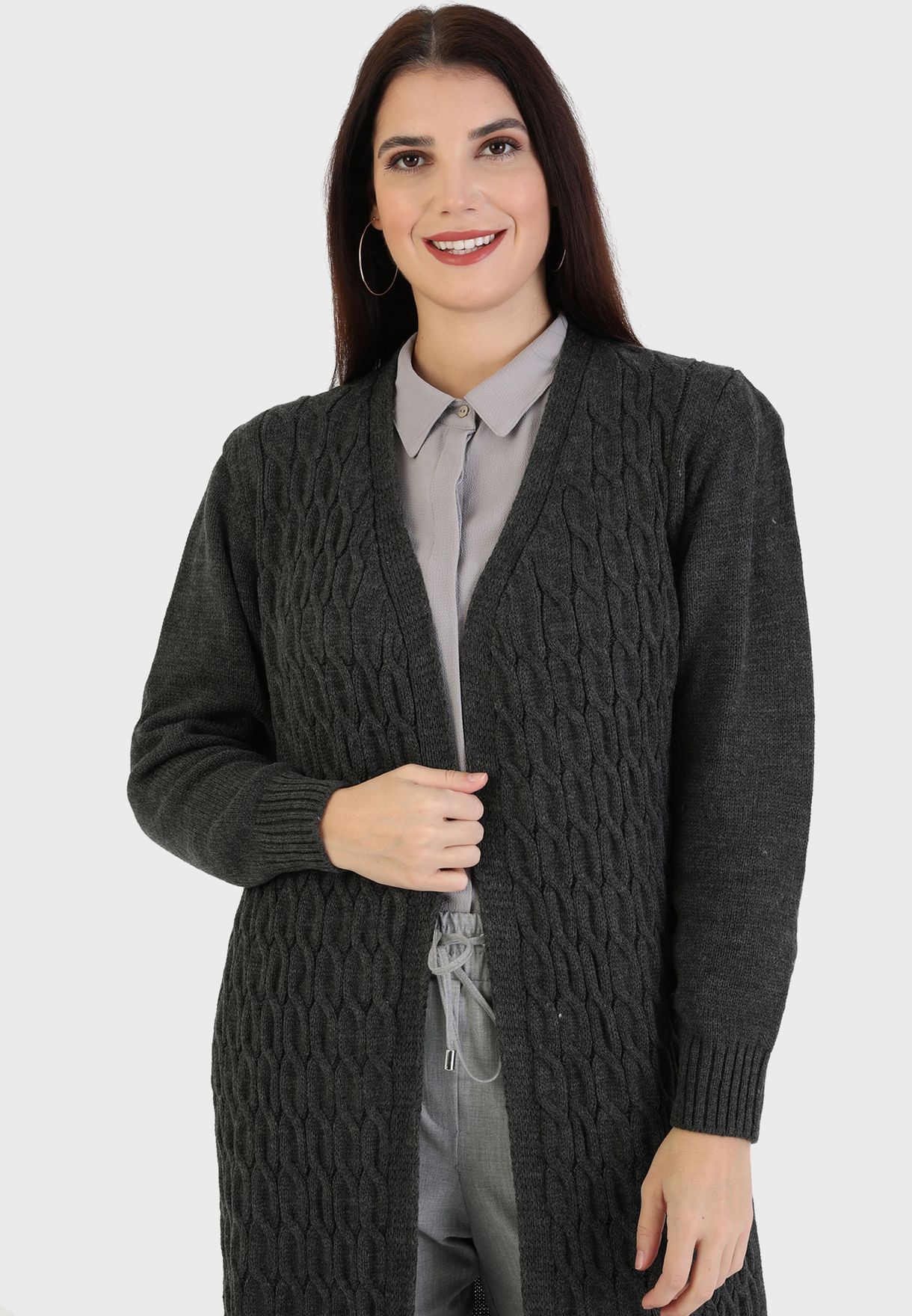 Longline Knitted Cardigan