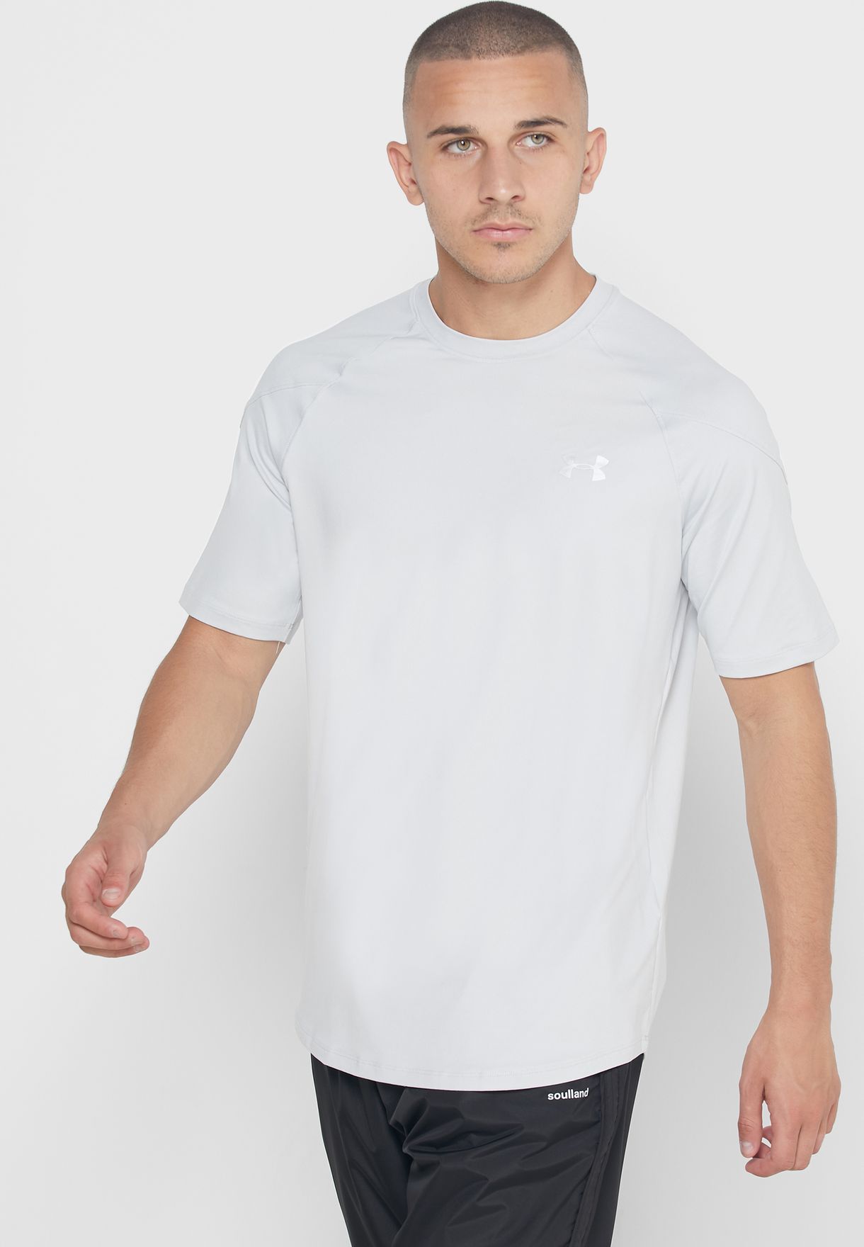 under armour grey shirt