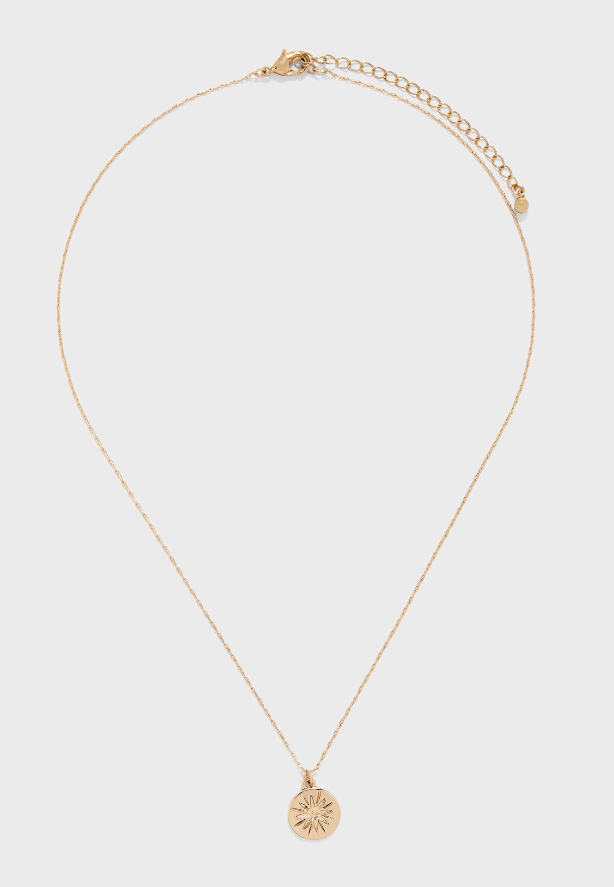 Buy Forever 21 gold Pendant Layered Necklace for Women in MENA, Worldwide