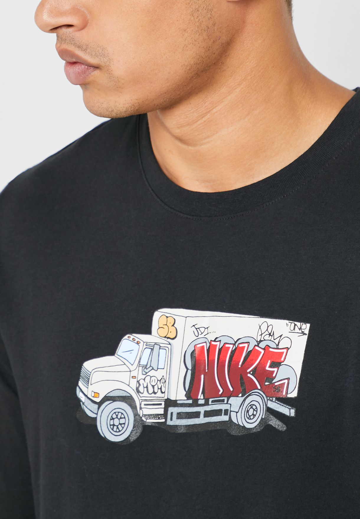 Buy Nike black SB Box Truck T-Shirt for 