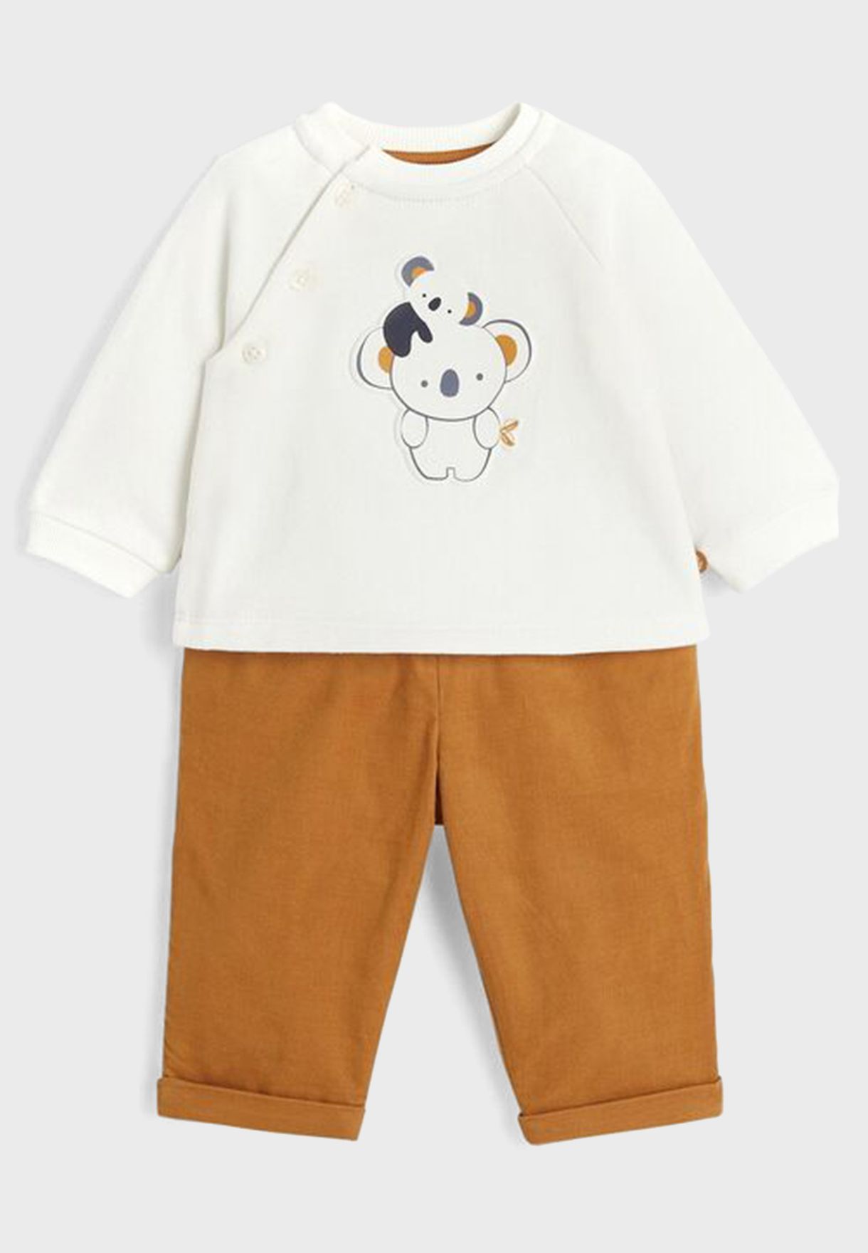 Infant Koala Print Sweatshirt & Pants Set