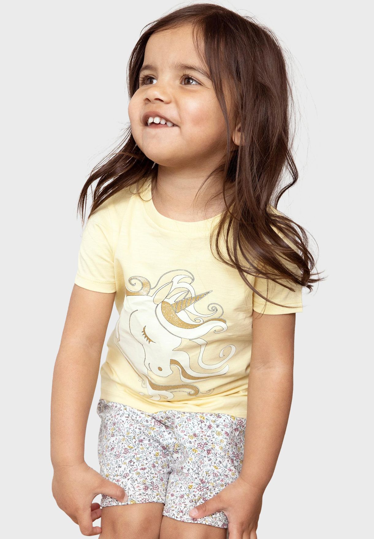 Kids Unicorn Print T-Shirt
