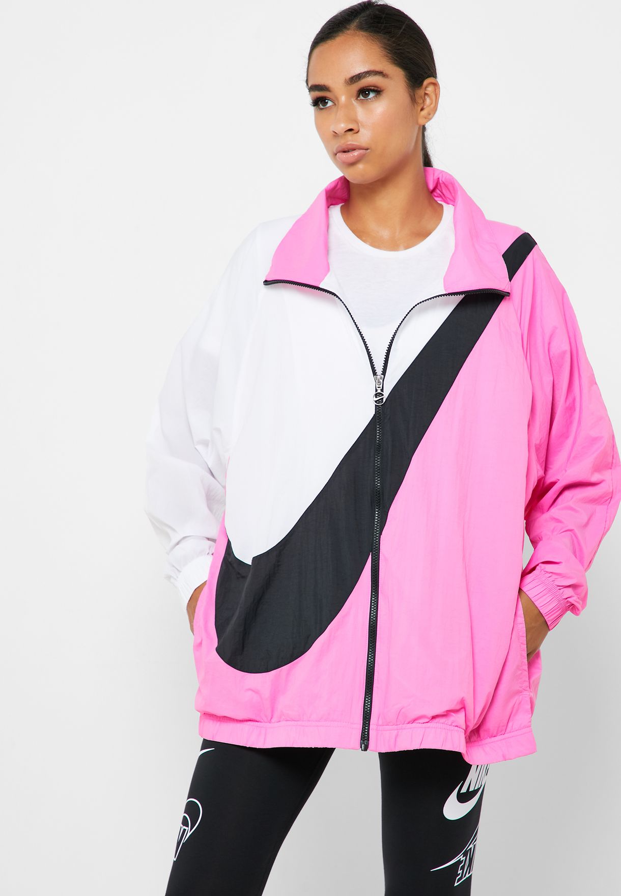 Buy Nike pink NSW Swoosh Jacket for Women in MENA, Worldwide
