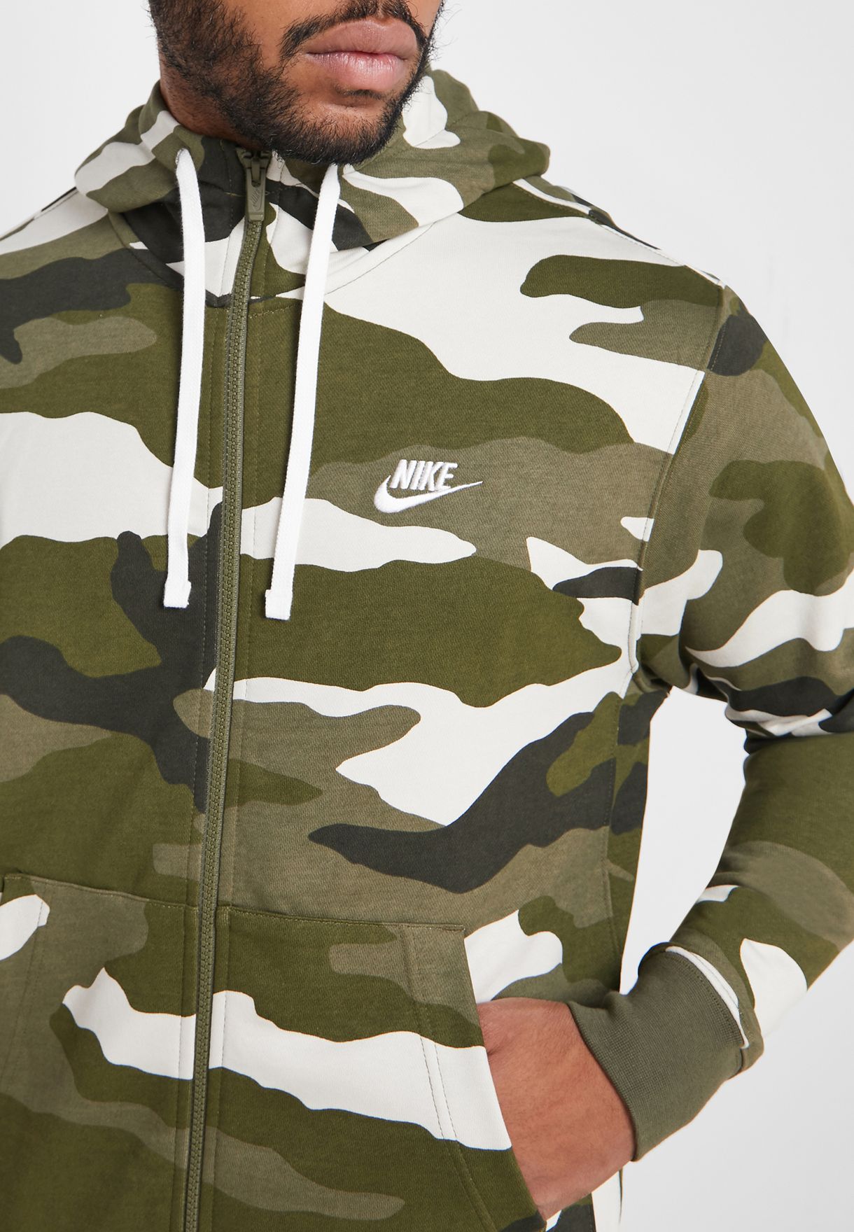 nike pink camo hoodie