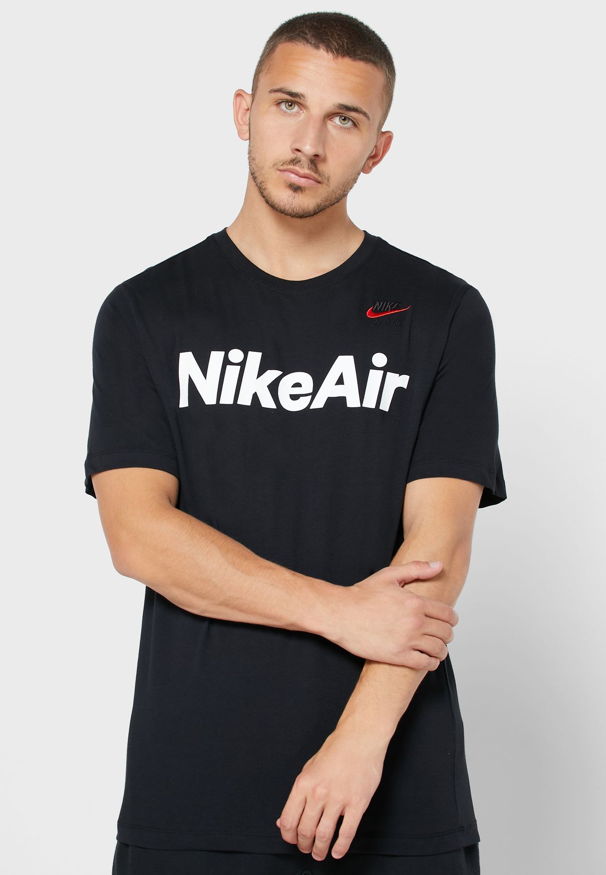 nike air black t shirt