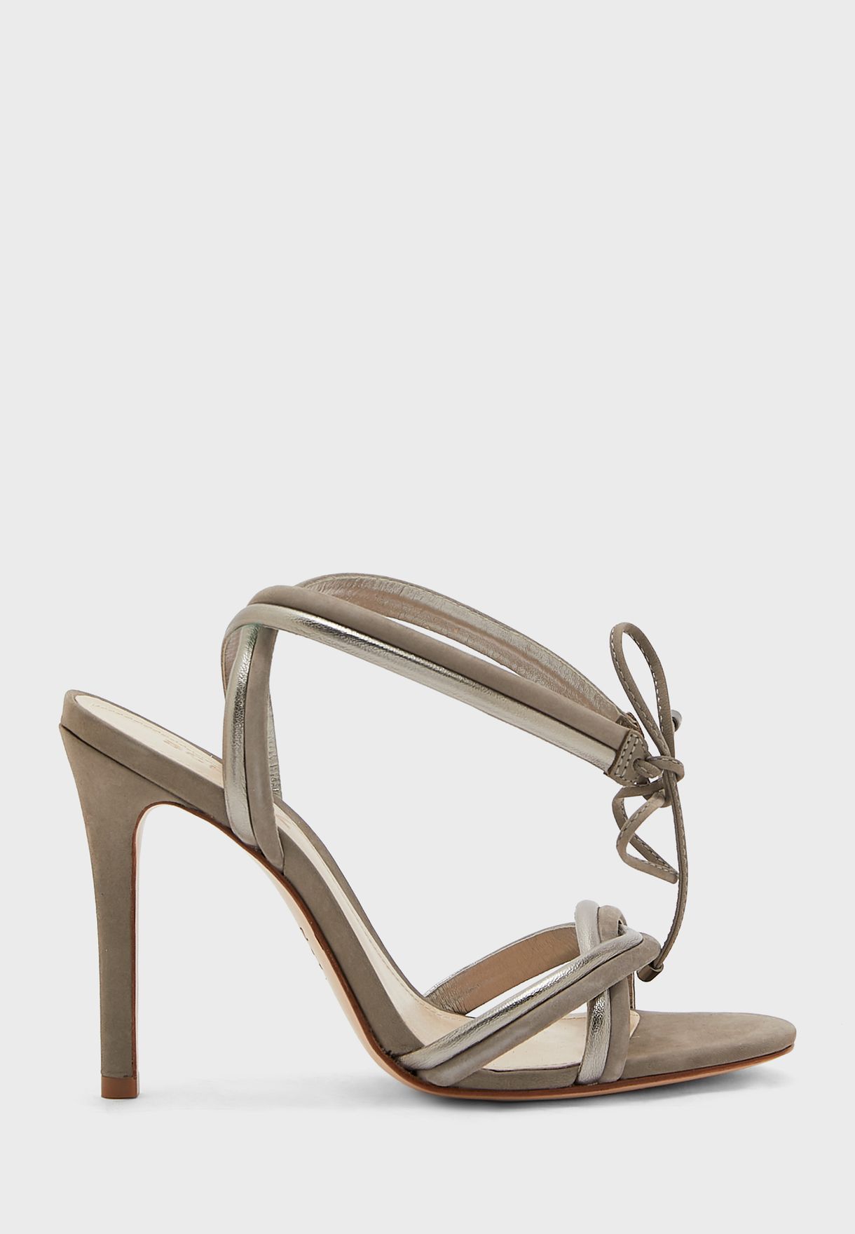 schutz silver sandals