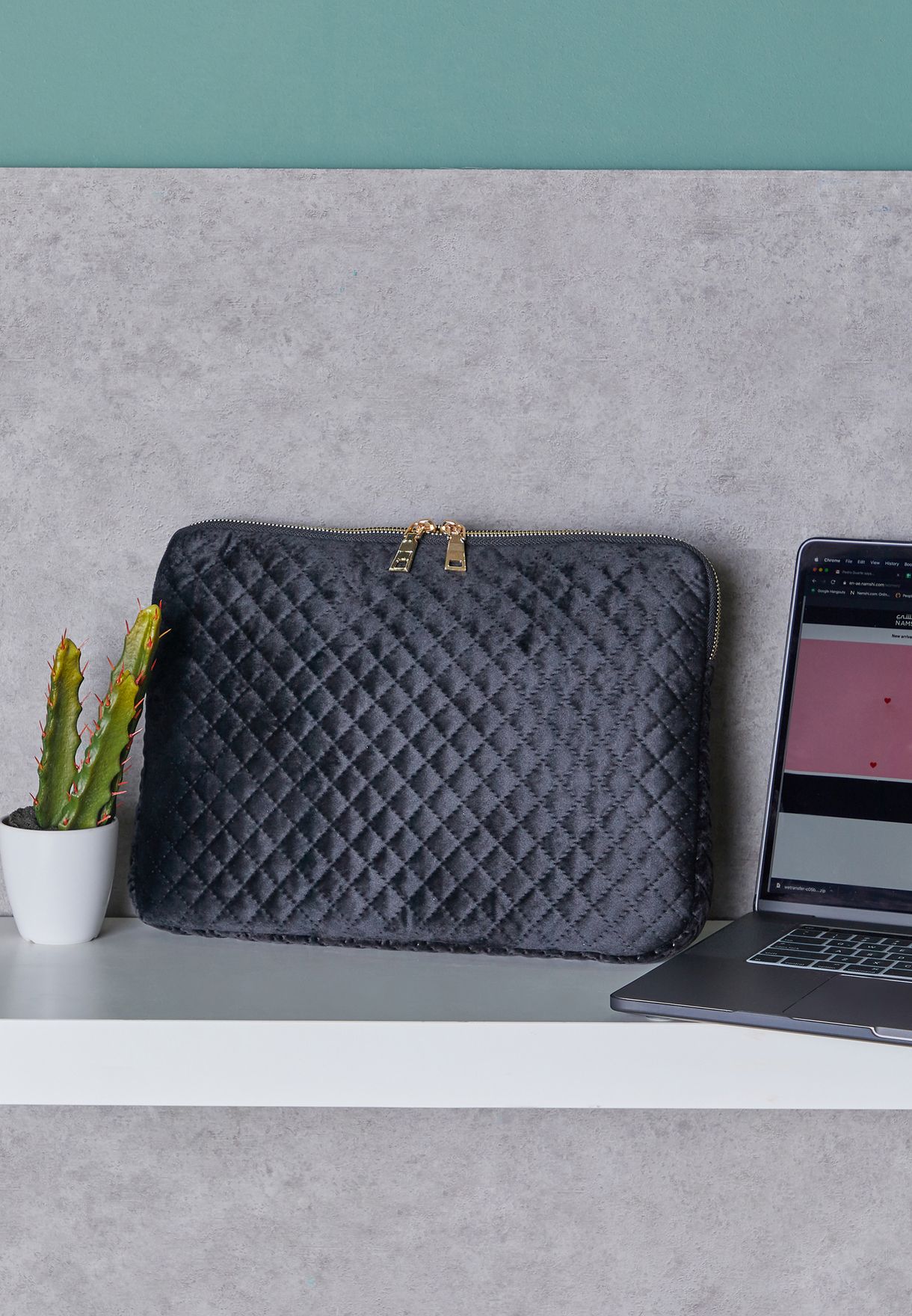 15" Quilted Laptop Bag