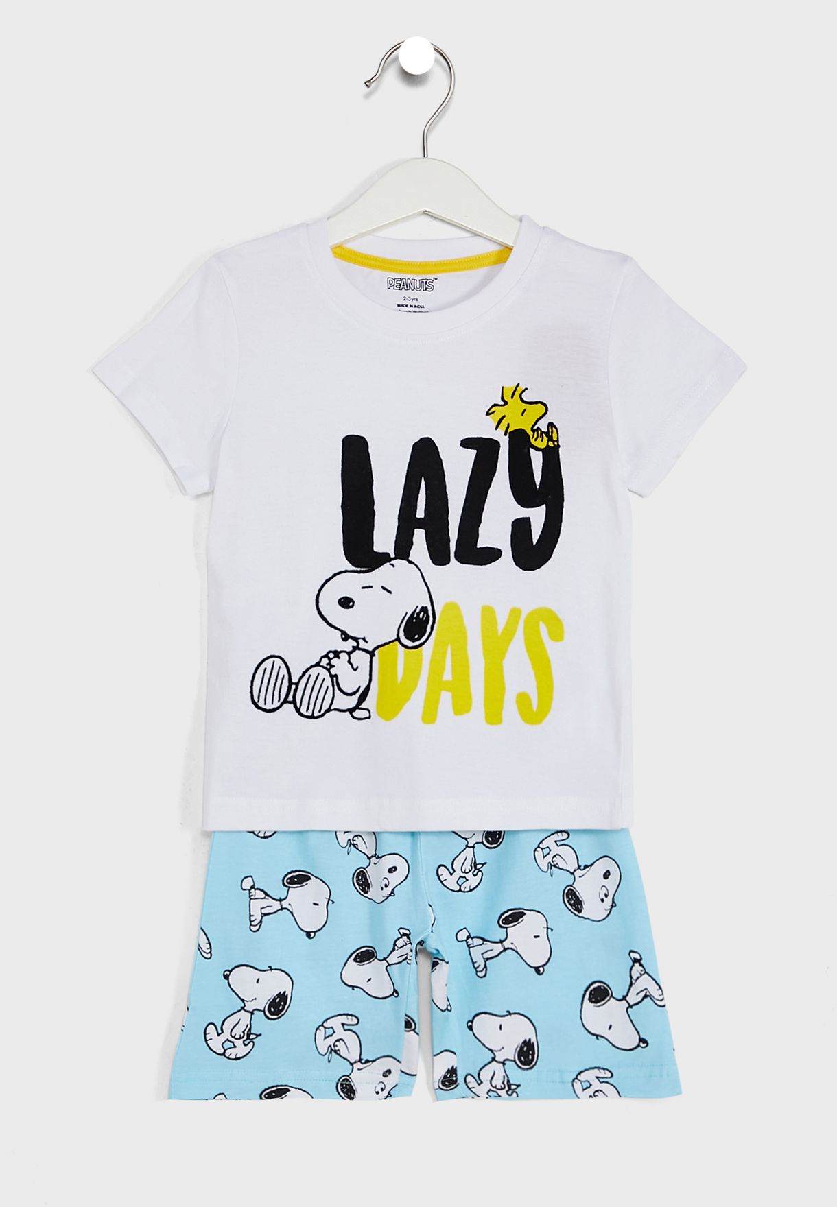 Kids Snoopy T-Shirt & Short Set