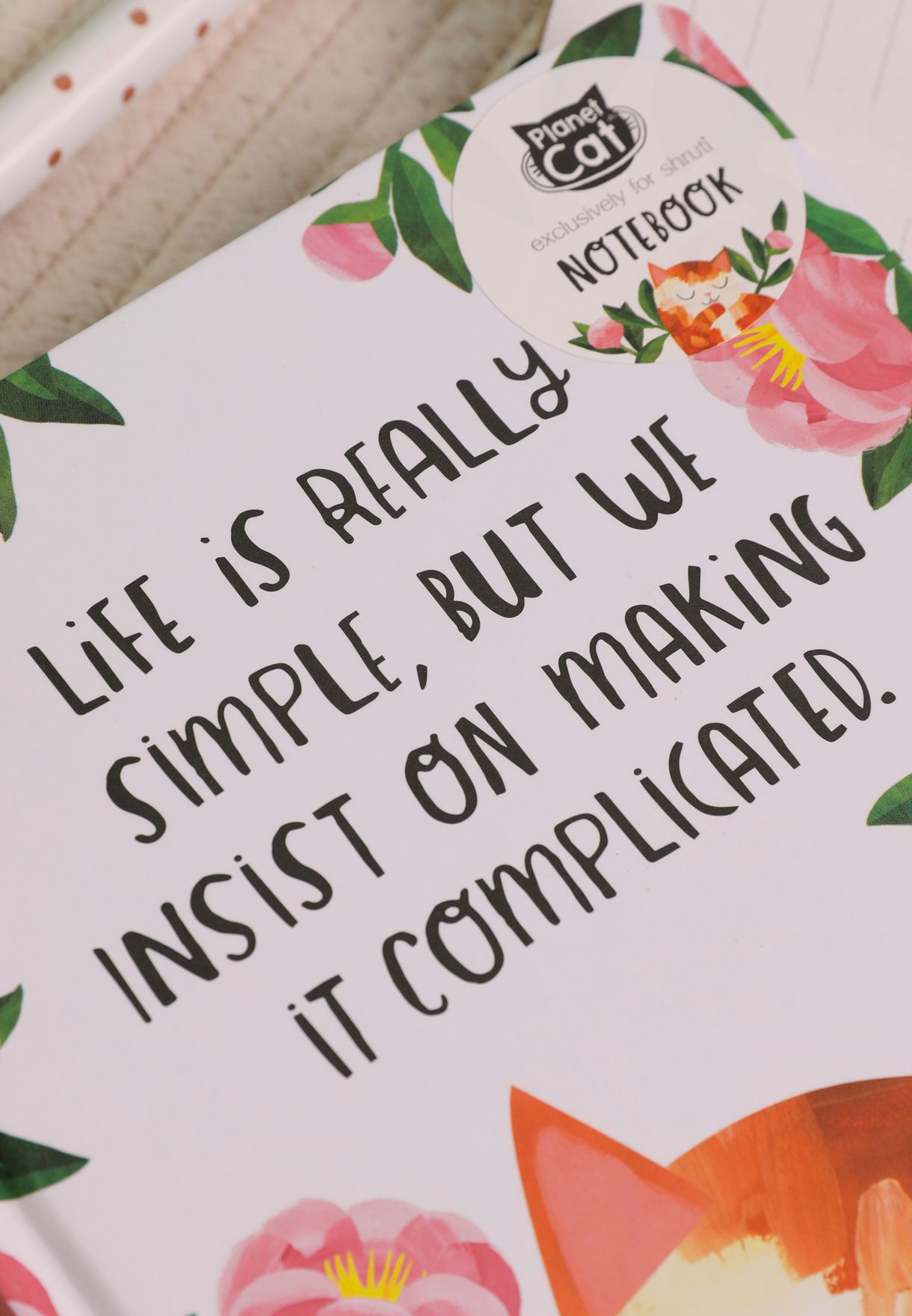 A5 Life Is Simple Notebook