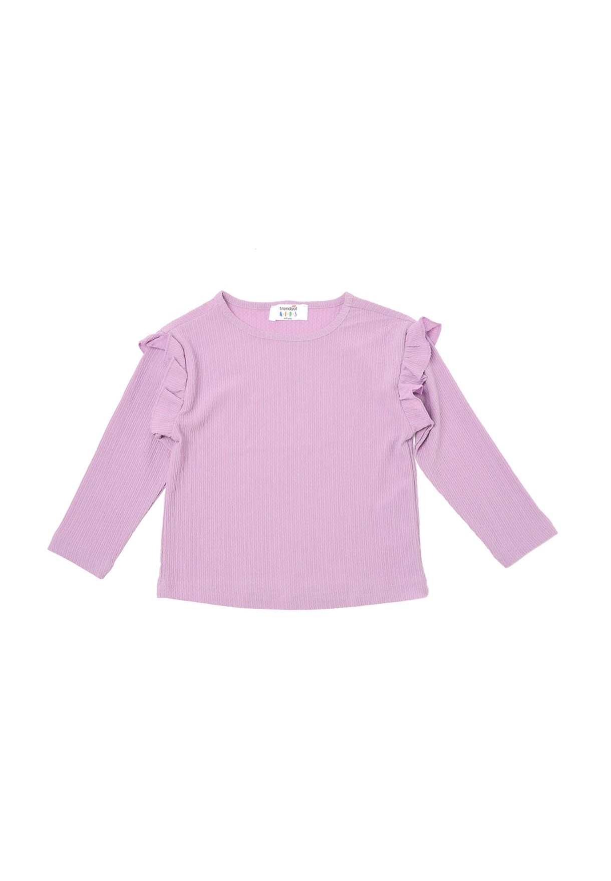 Kids Frill Detail Top & Trousers Set