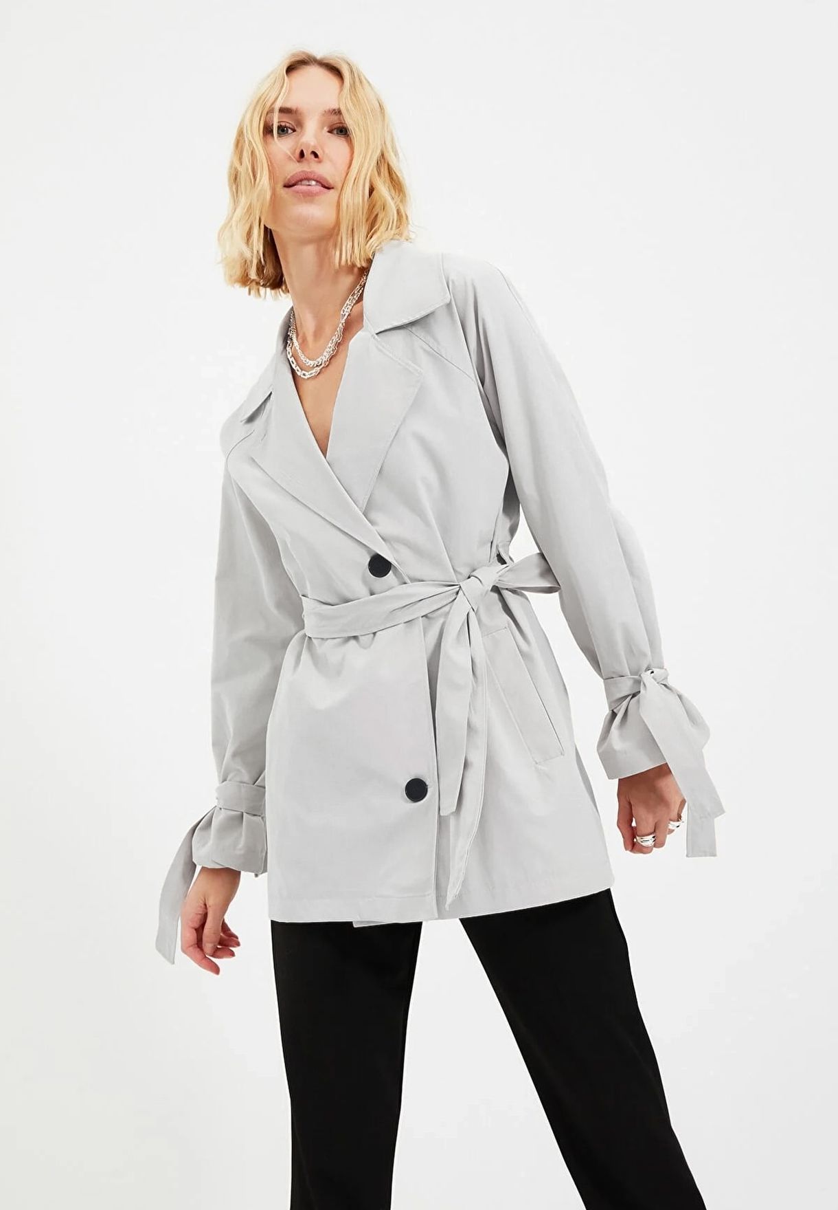 Tei Detail Coat