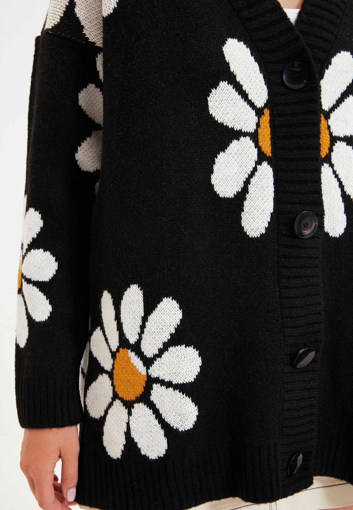 Button Down Knitted Cardigan