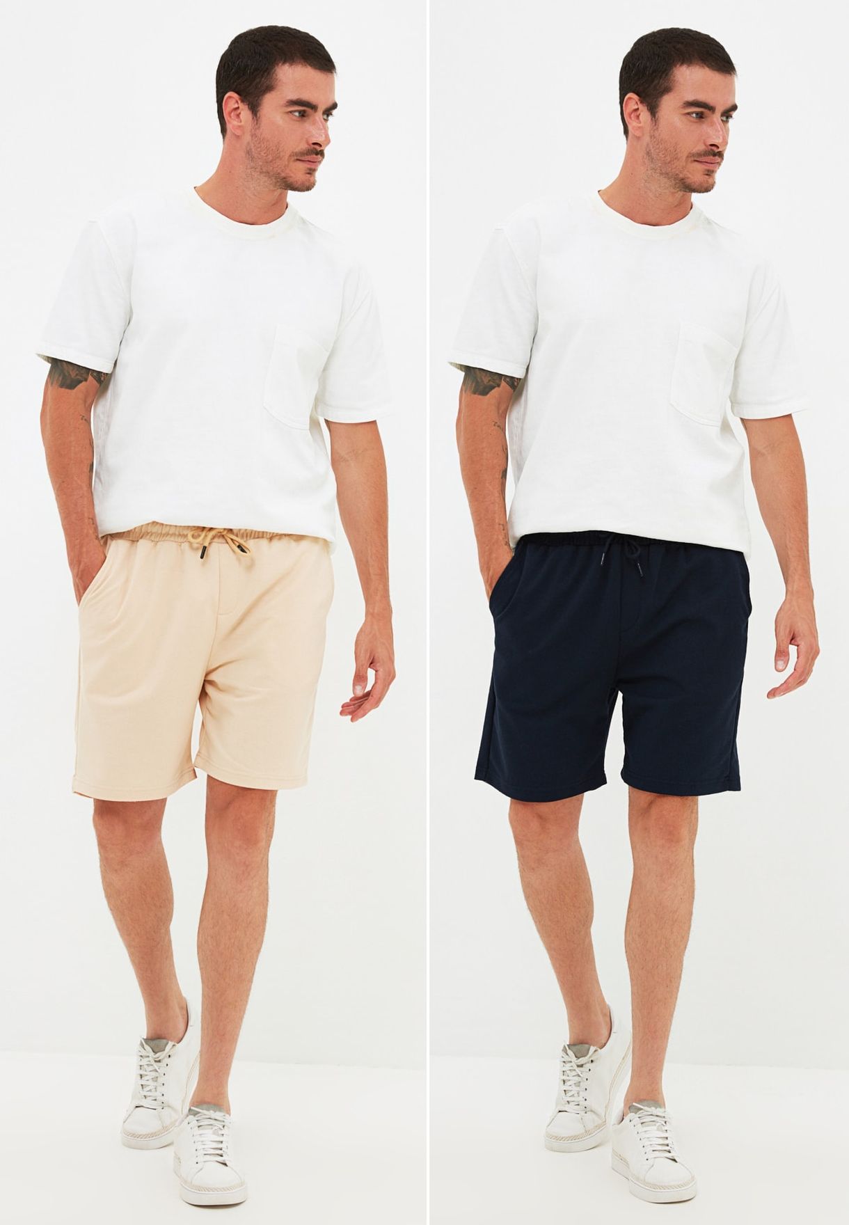 2 Pack Essential Shorts