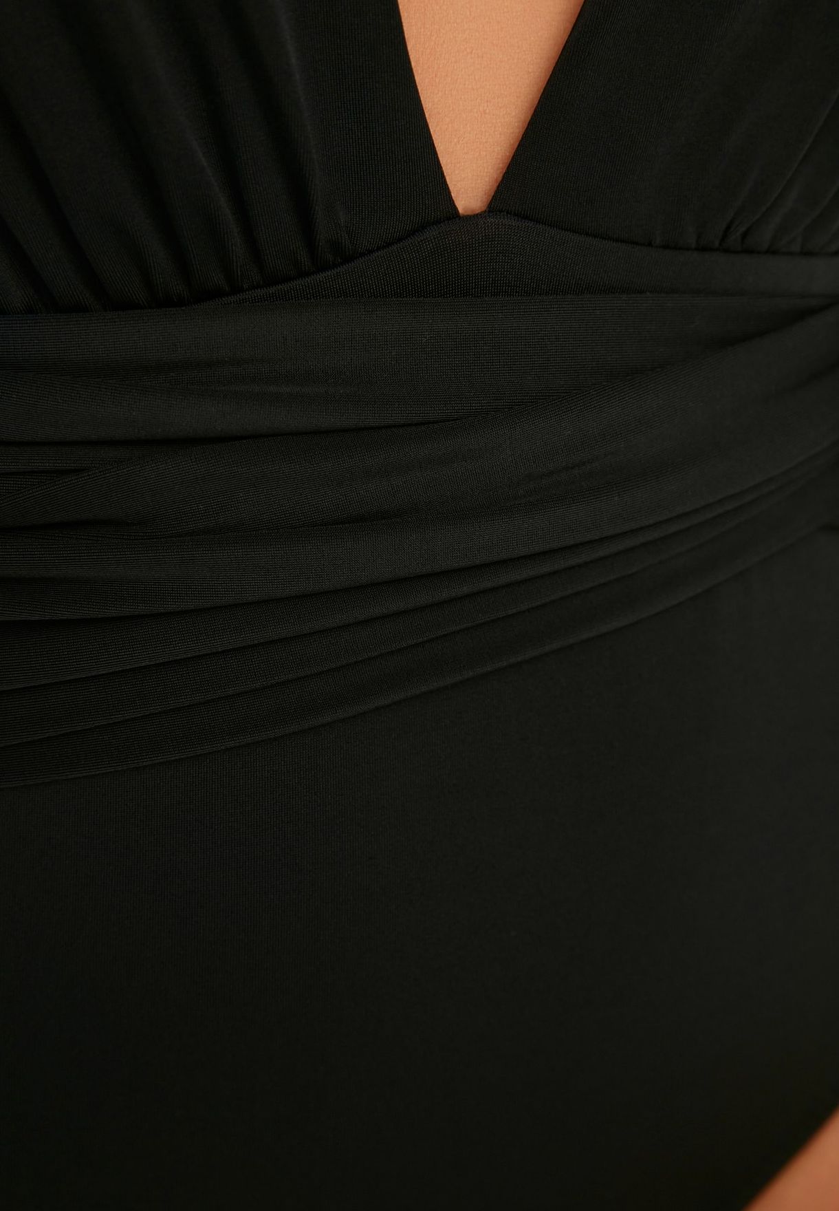 Plunge Neck Swimsuit