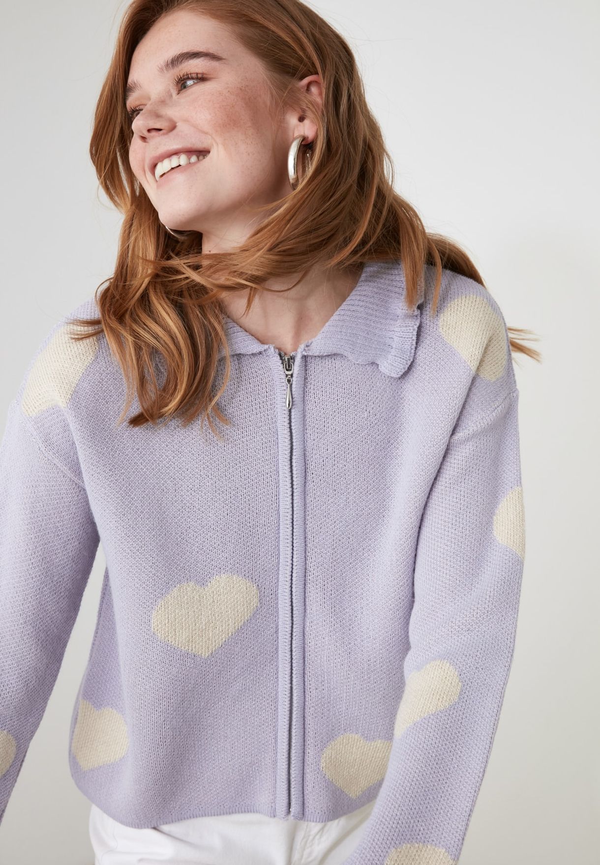 polo purple sweater