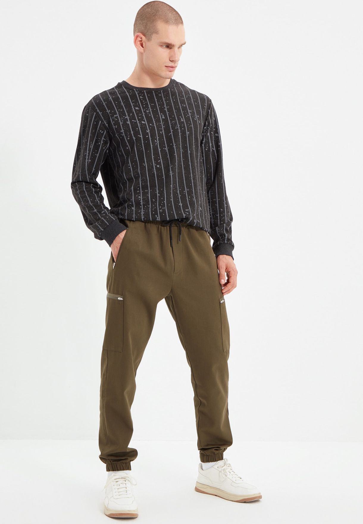 Drawstring Relaxed Sweatpants