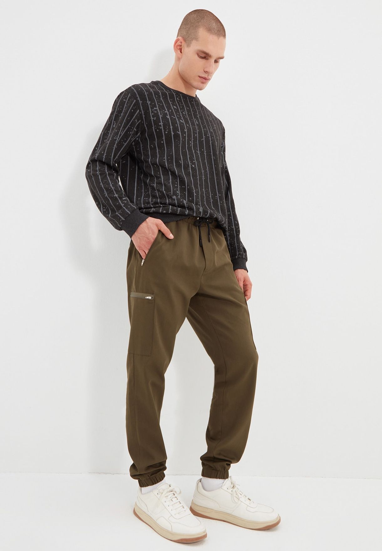 Drawstring Relaxed Sweatpants