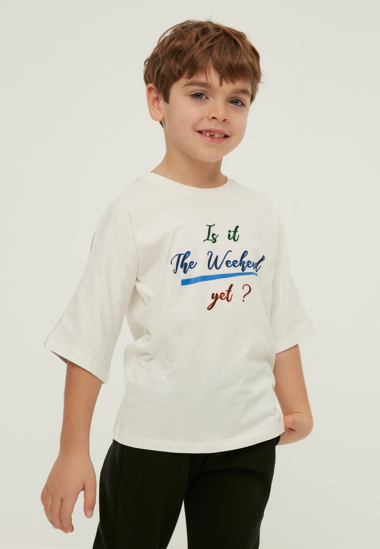 Kids Slogan T-Shirt
