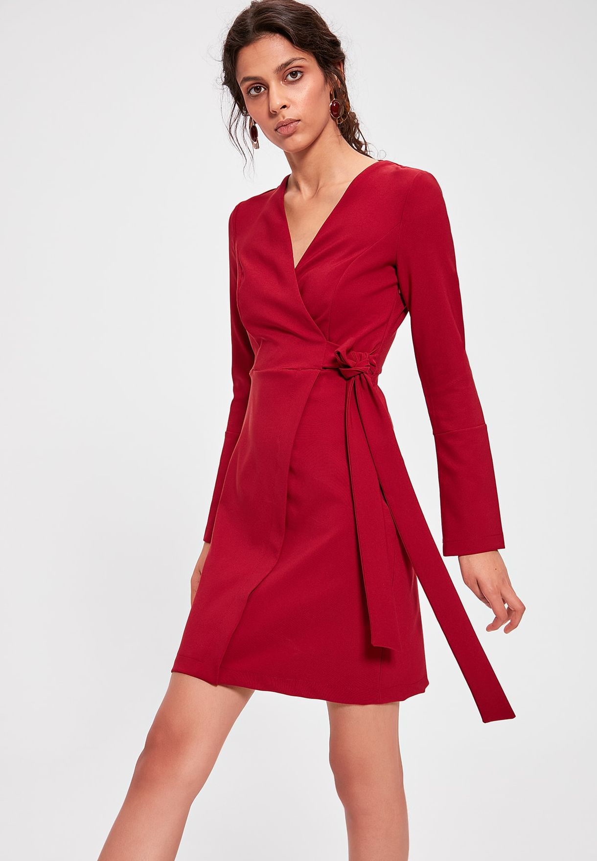 kate tie wrap dress