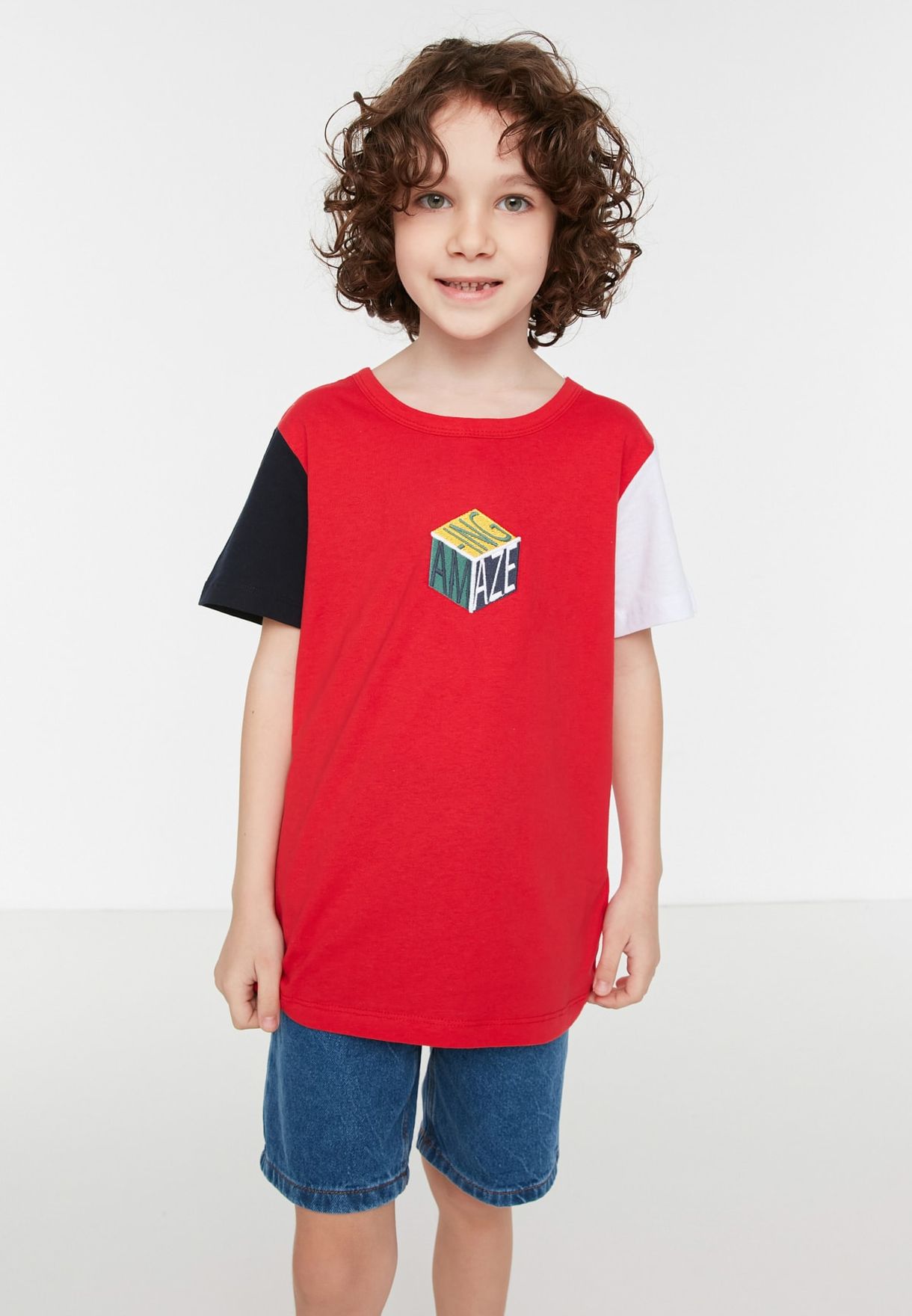 Kids Color Block T-Shirt