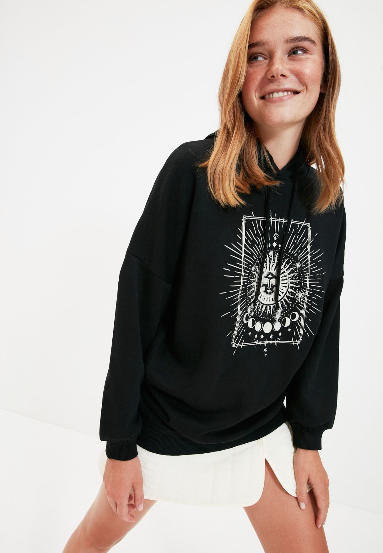 graphic oversized hoodie