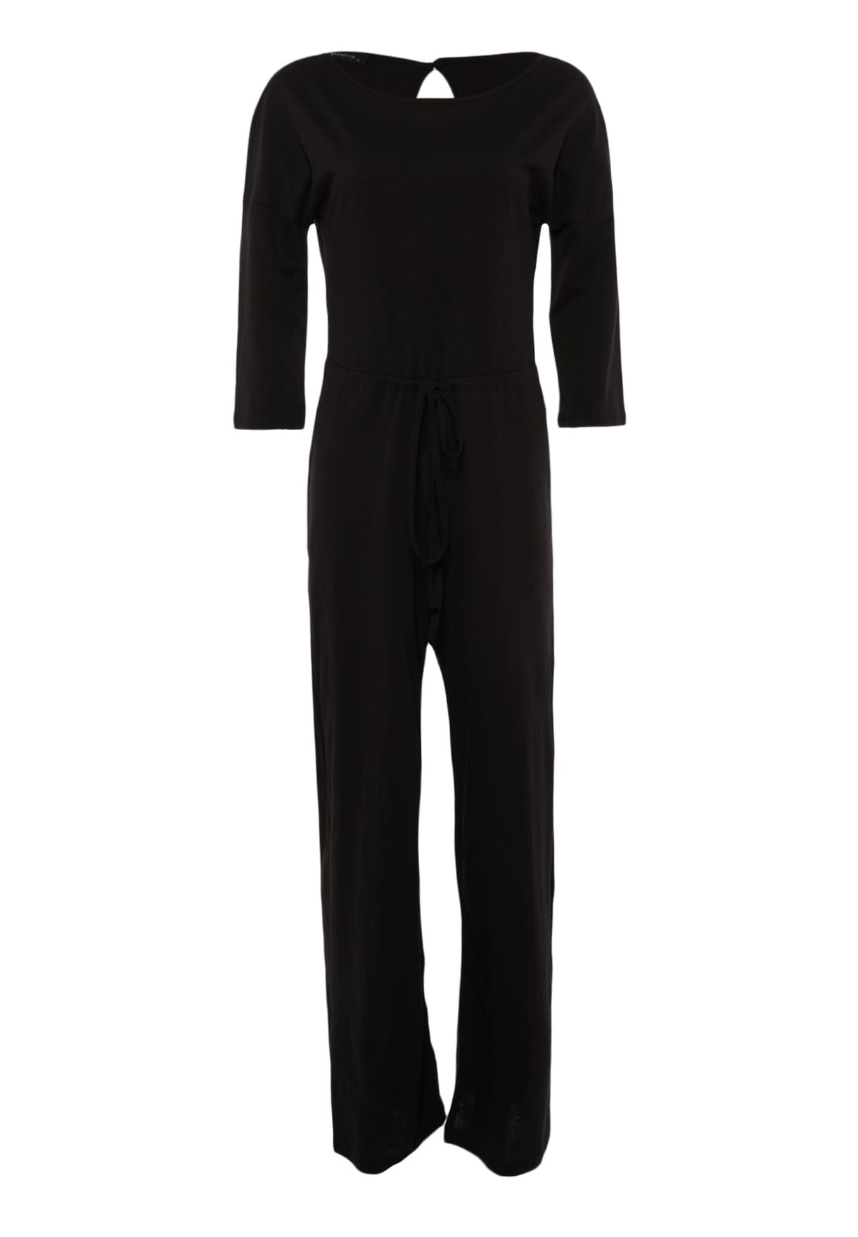 Crew Neck Knitted Jumpsuit