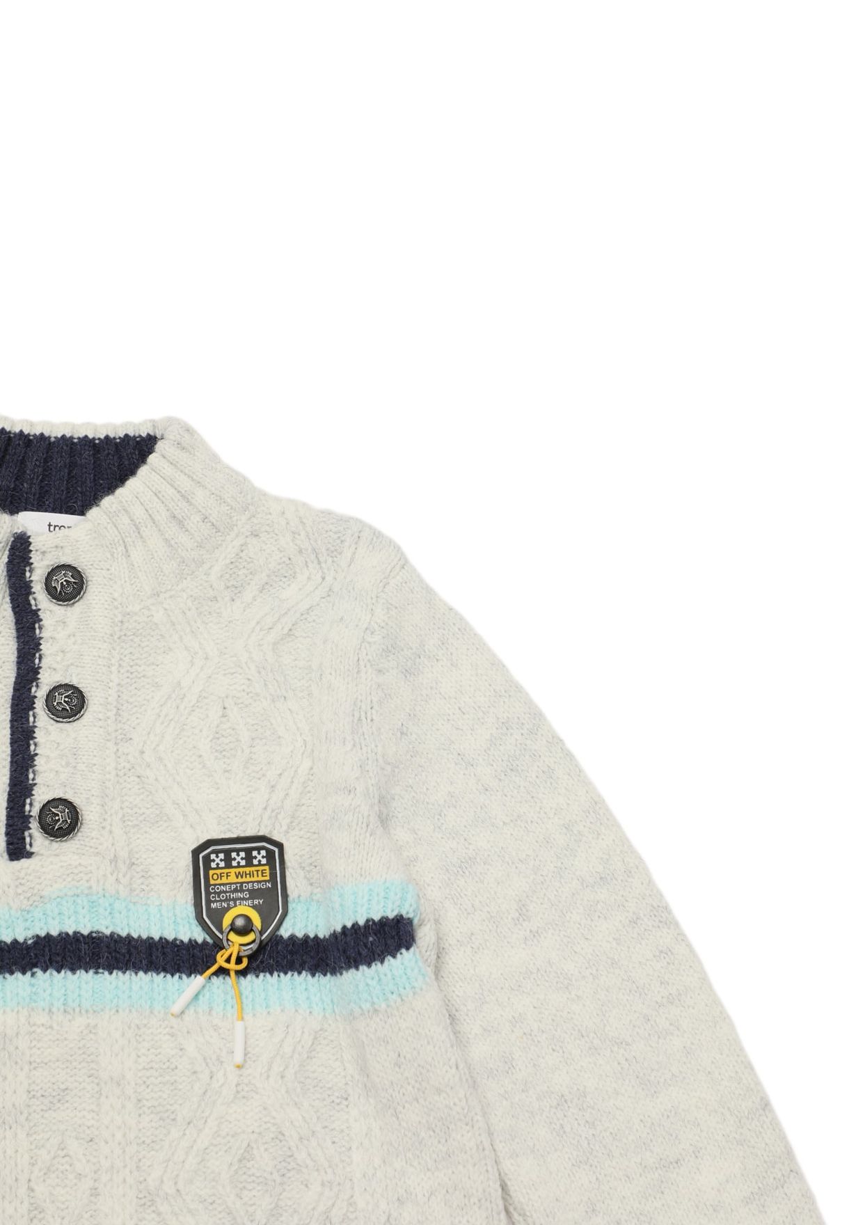 Kids Knitted Crew Neck Sweater