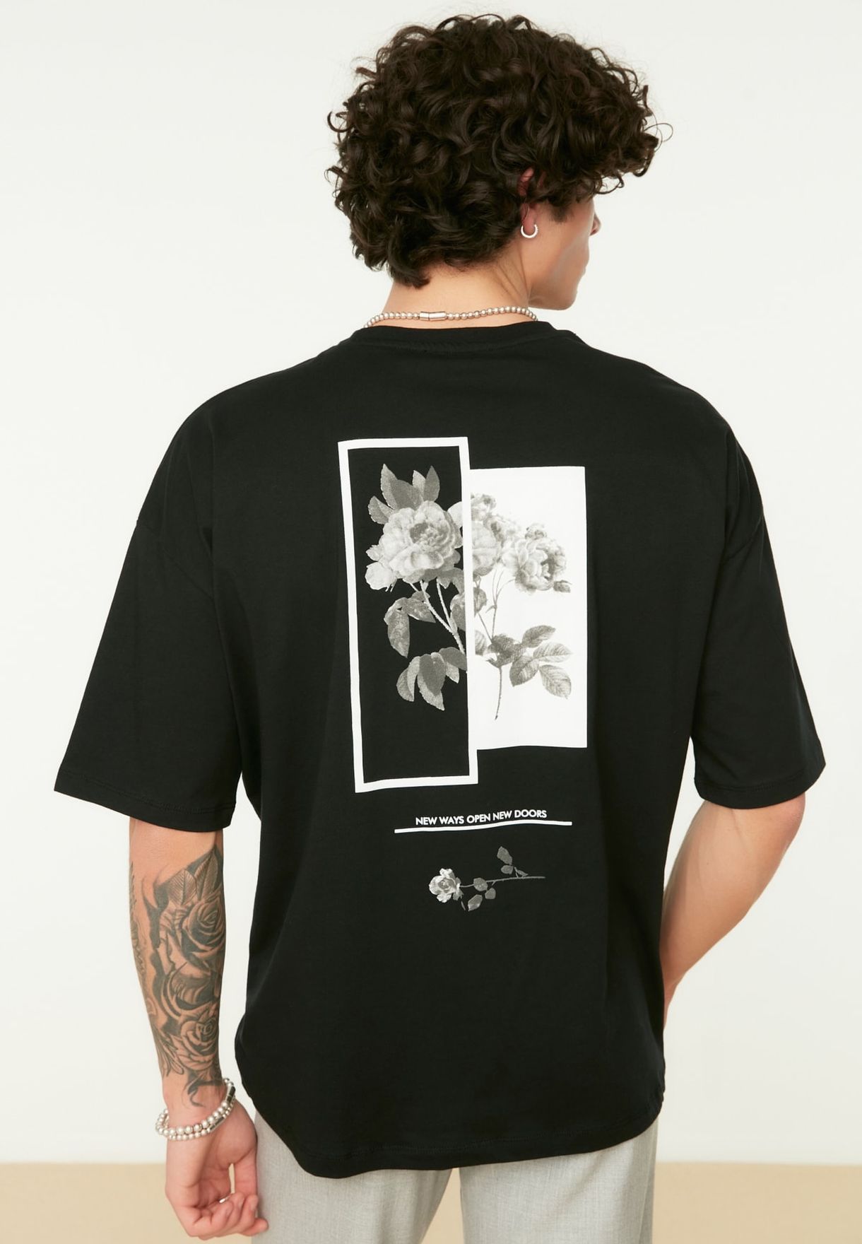 Regular Fit Printed Crew Neck T-Shirt