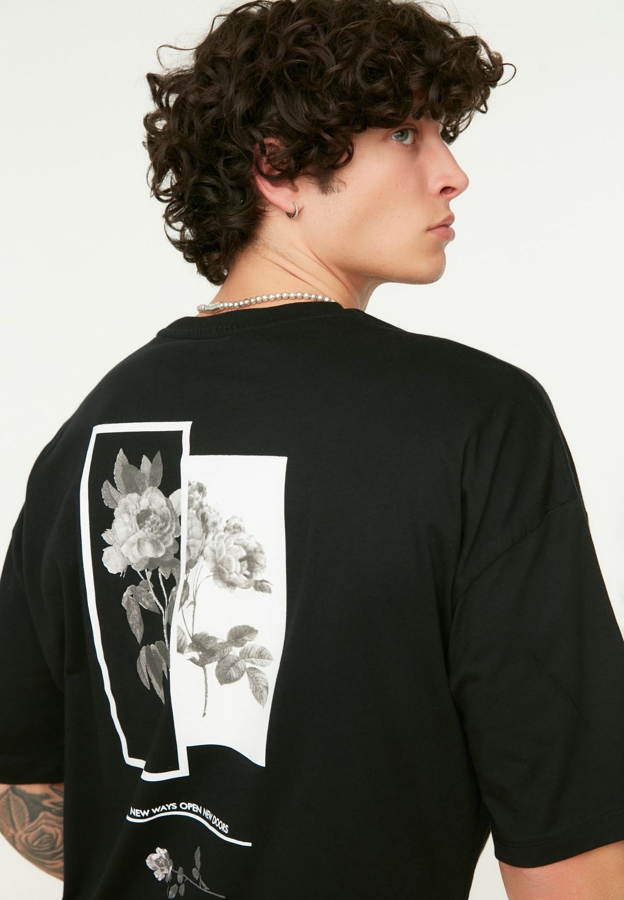 Regular Fit Printed Crew Neck T-Shirt