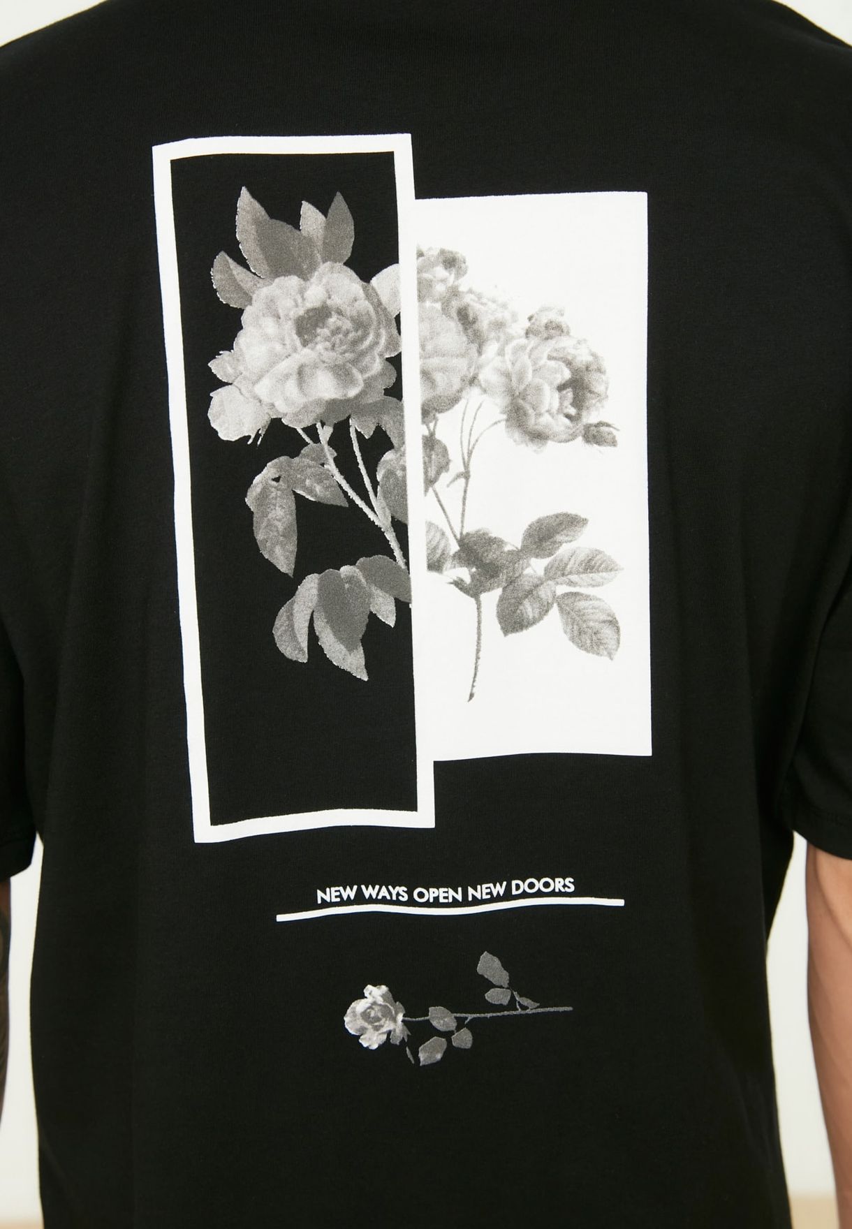 Regular Fit Printed Crew Neck T-Shirt