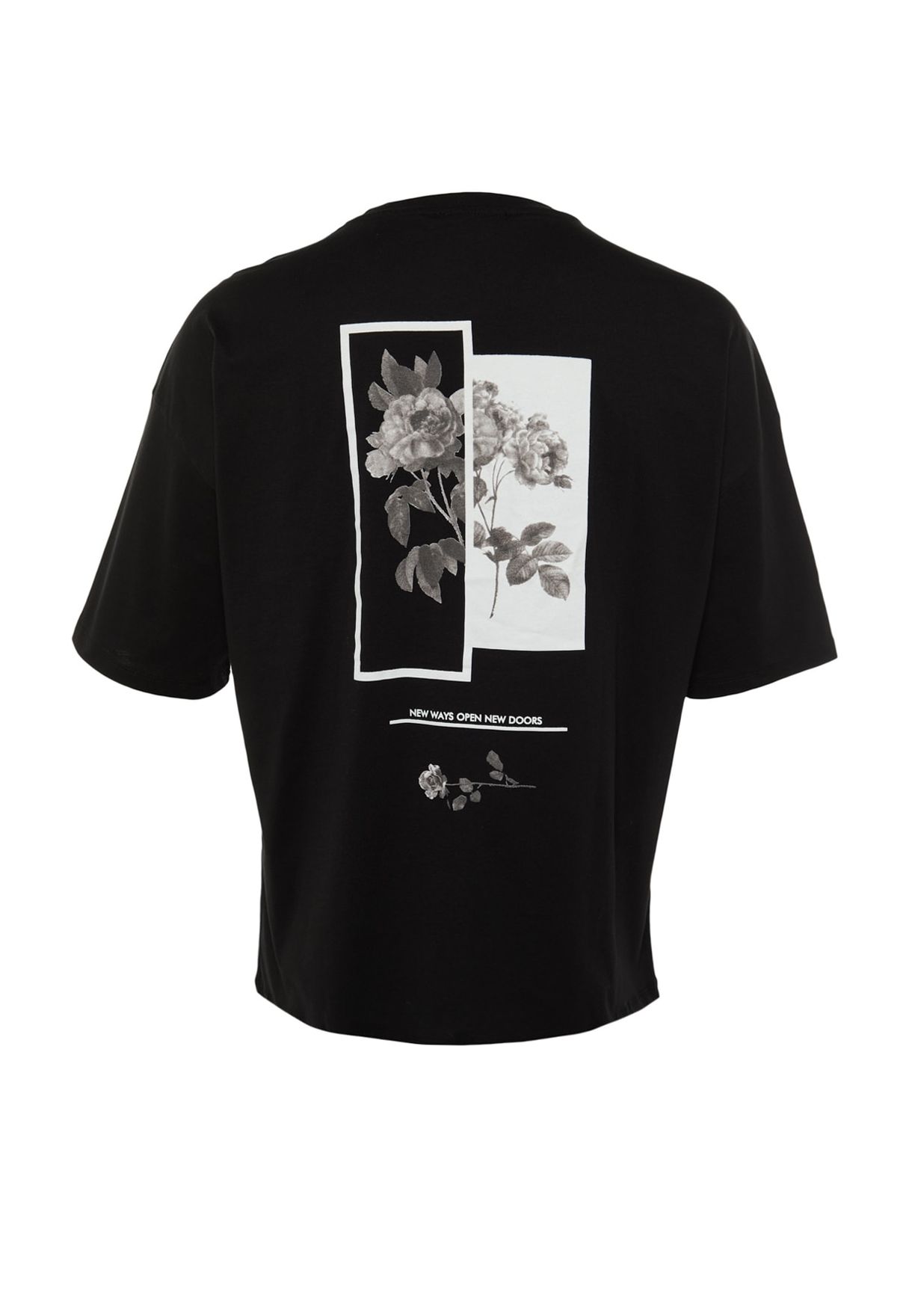 Regular Fit Printed Crew Neck T-Shirt
