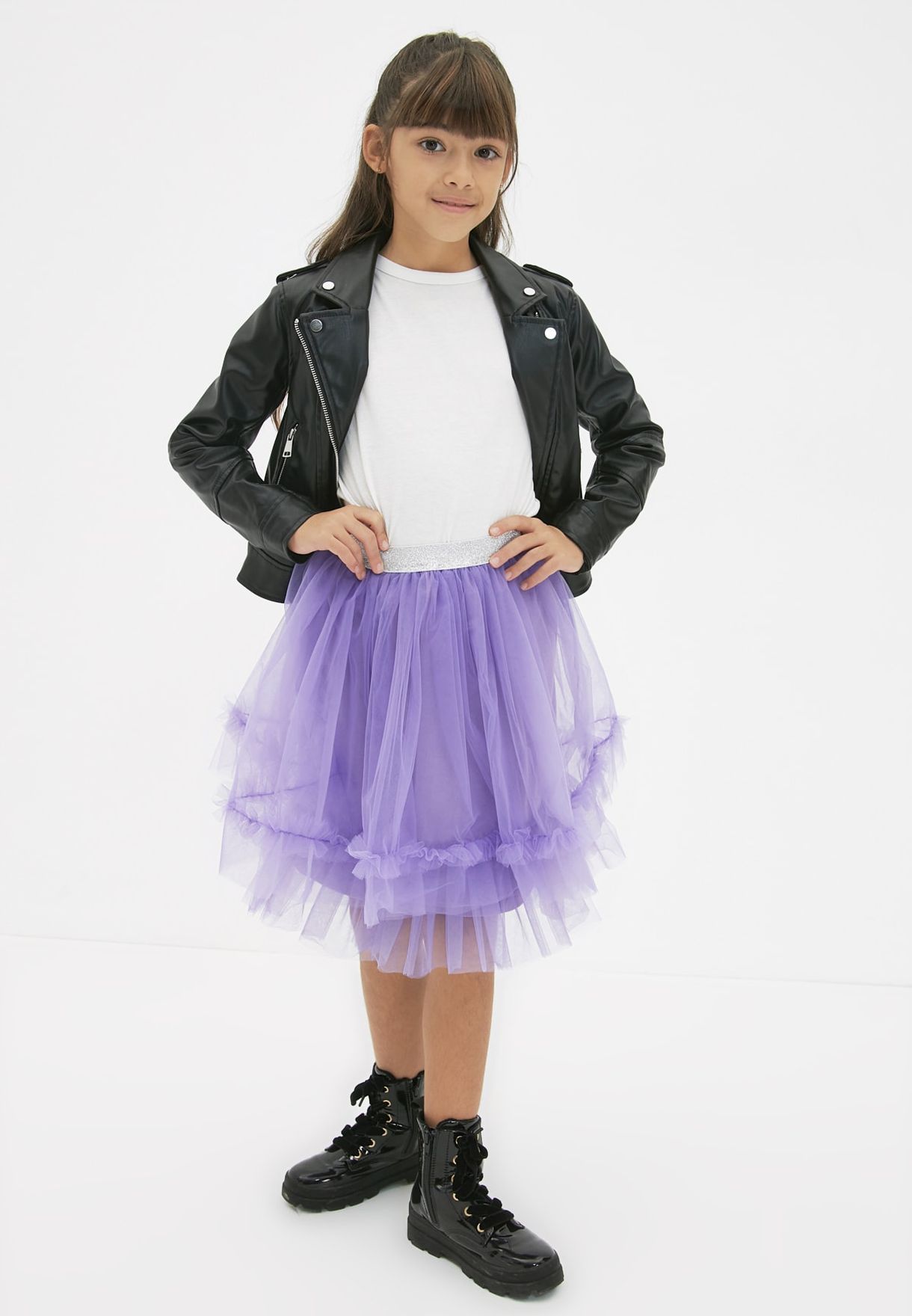 Kids Ruffle Tulle Skirt