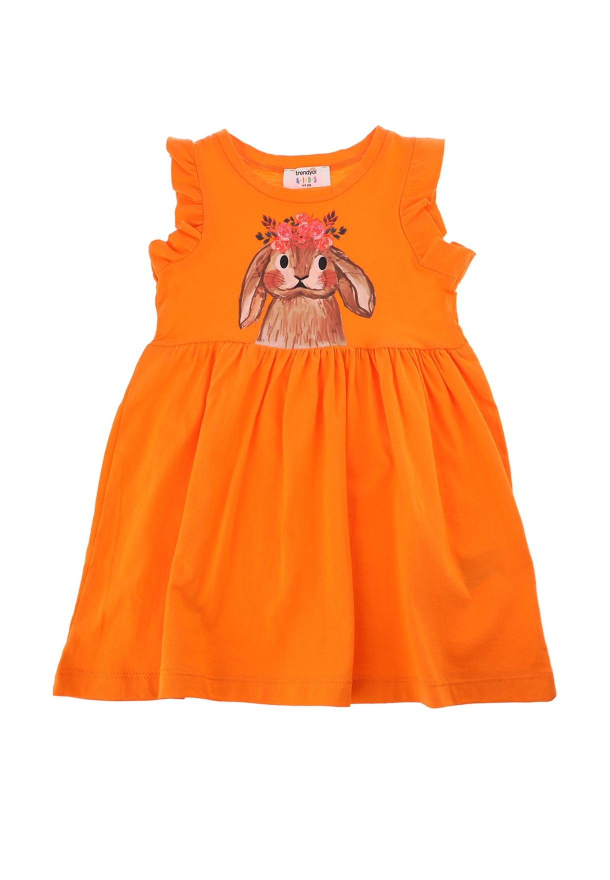 Kids Rabbit Print Dress